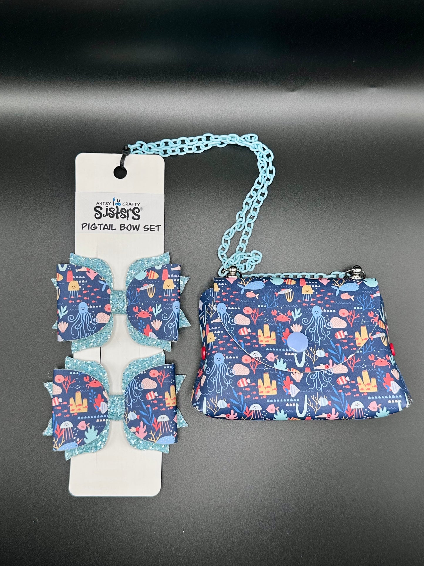 Coordinating Pigtails and Mini Purse Sets - Everyday Patterns