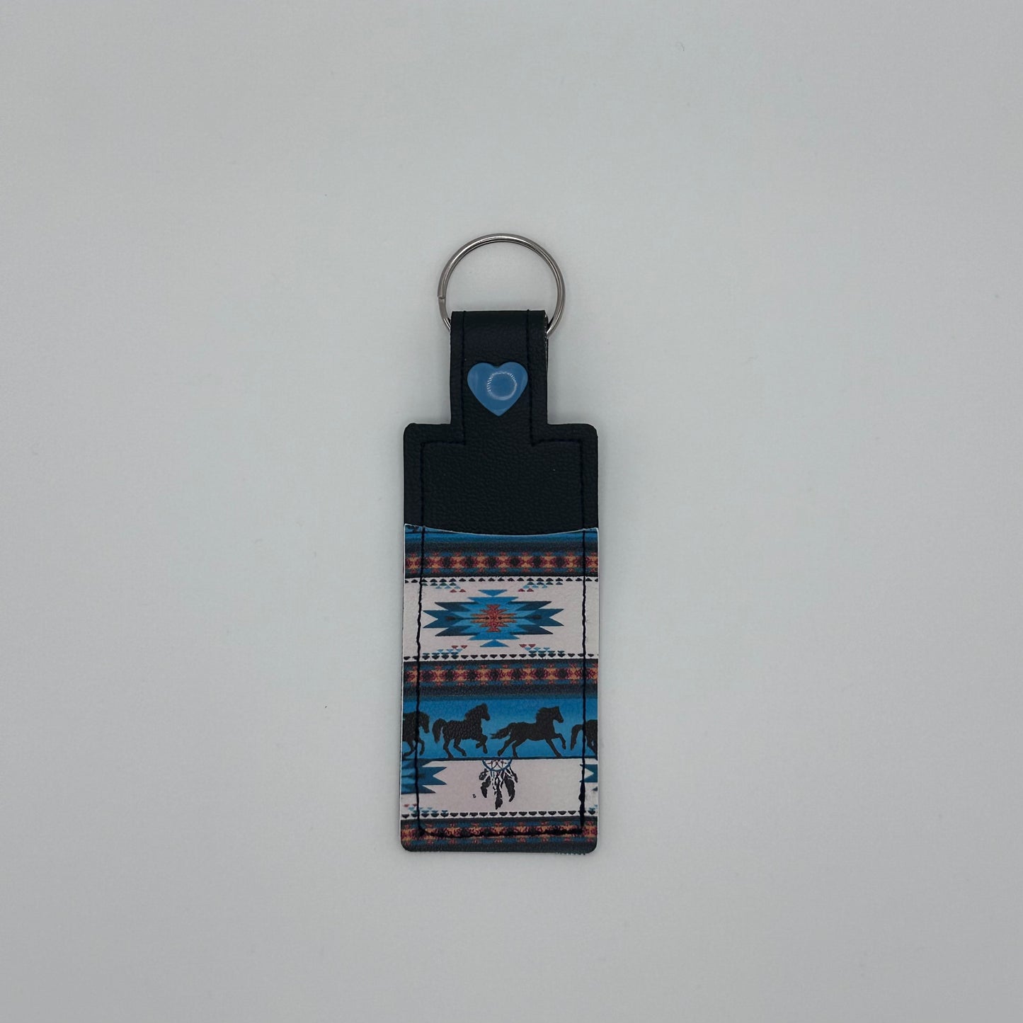 Lip Balm Holder Keychain - Two Tone Style - Everyday