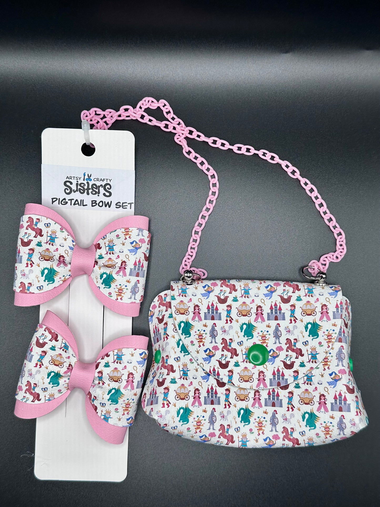 Coordinating Pigtails and Mini Purse Sets - Everyday Patterns