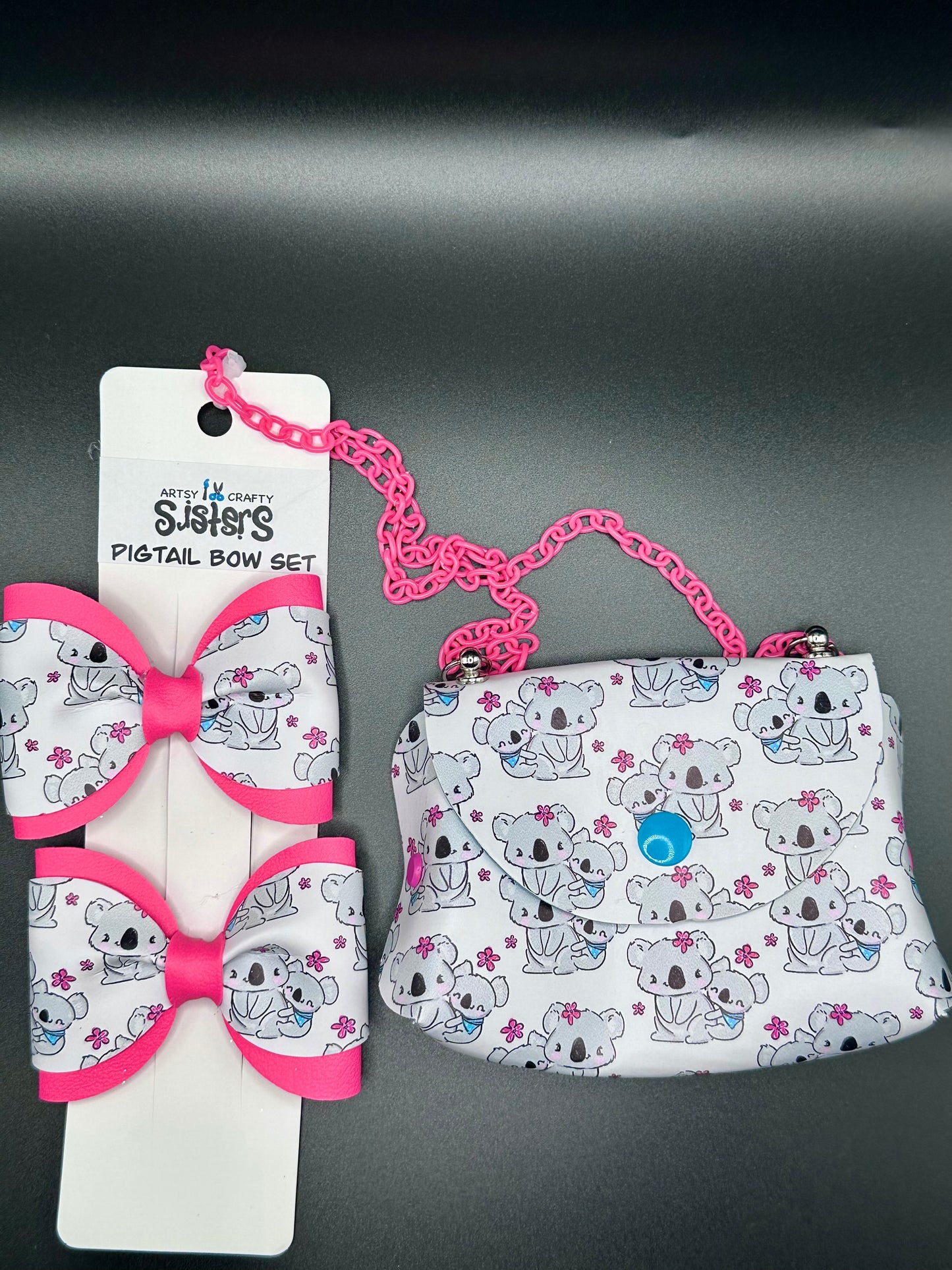 Coordinating Pigtails and Mini Purse Sets - Everyday Patterns