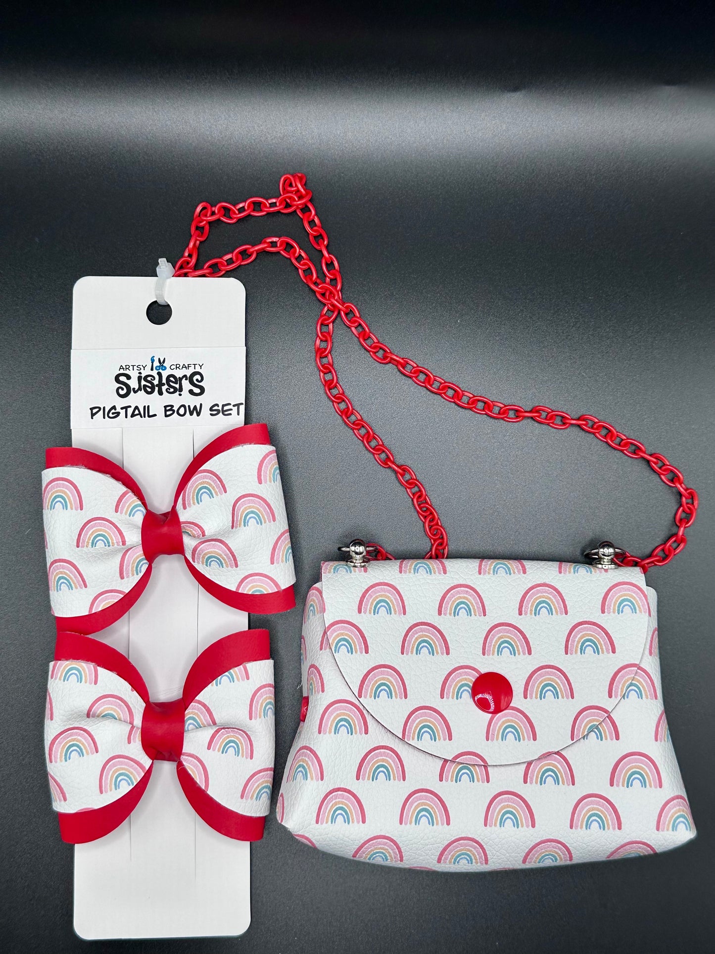 Coordinating Pigtails and Mini Purse Sets - Everyday Patterns