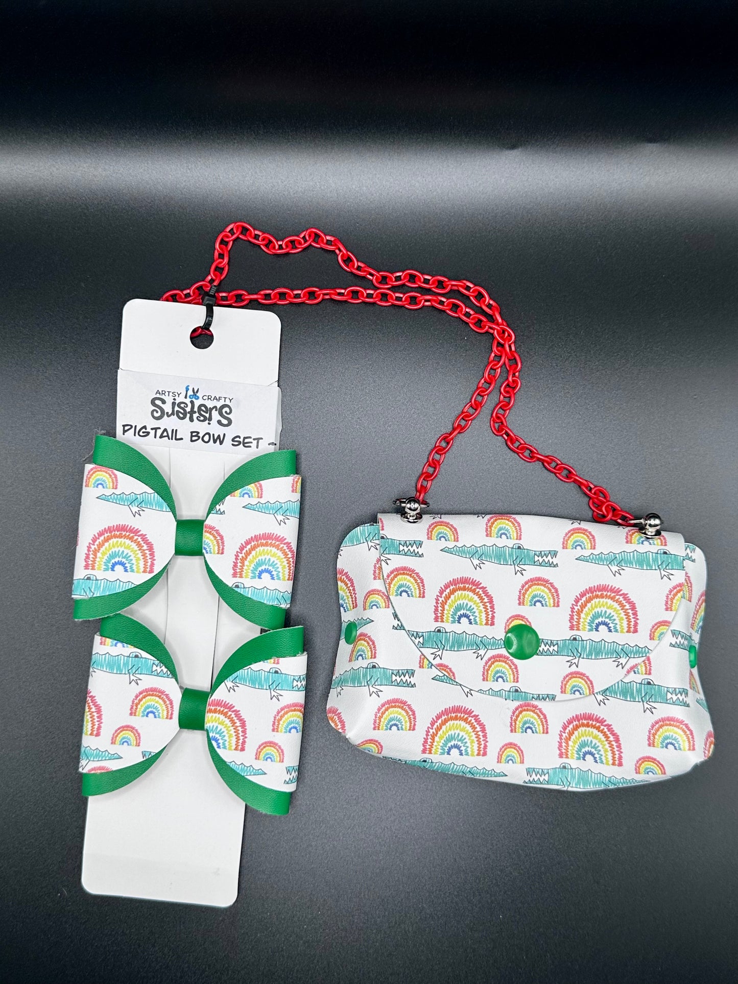 Coordinating Pigtails and Mini Purse Sets - Everyday Patterns