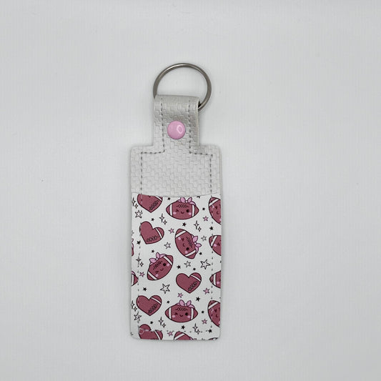 Lip Balm Holder Keychain - Two Tone Style - Everyday
