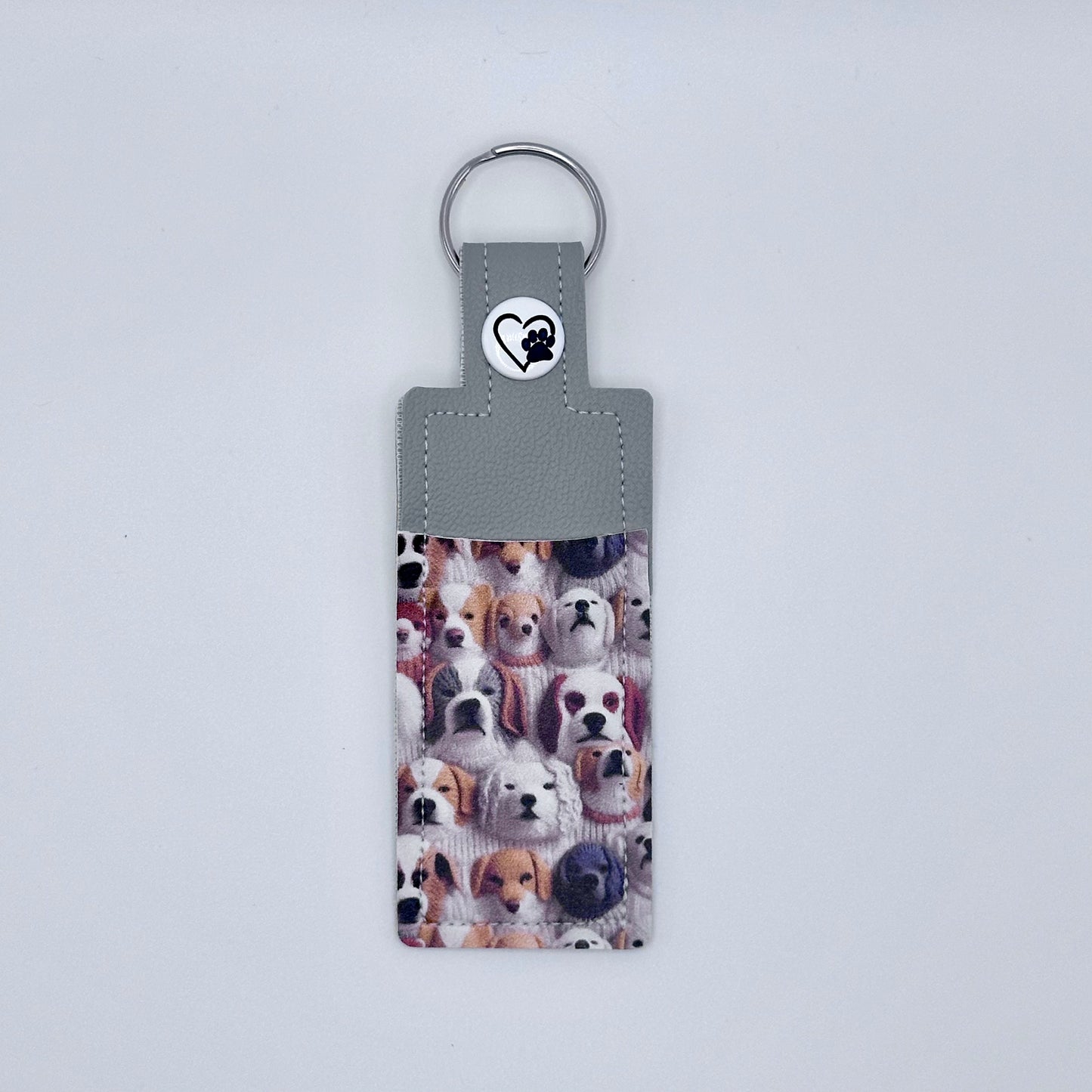 Lip Balm Holder Keychain - Two Tone Style - Everyday