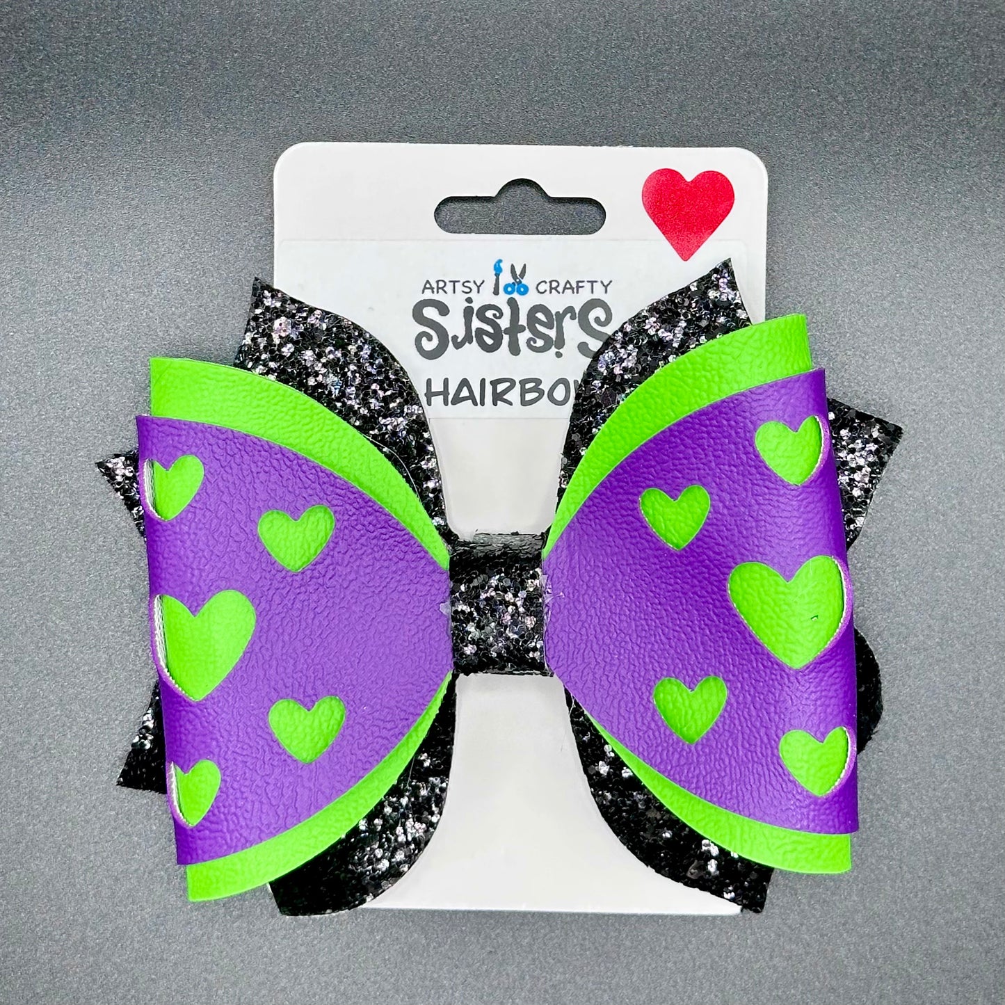 Faux Leather Bows - Spooky Patterns