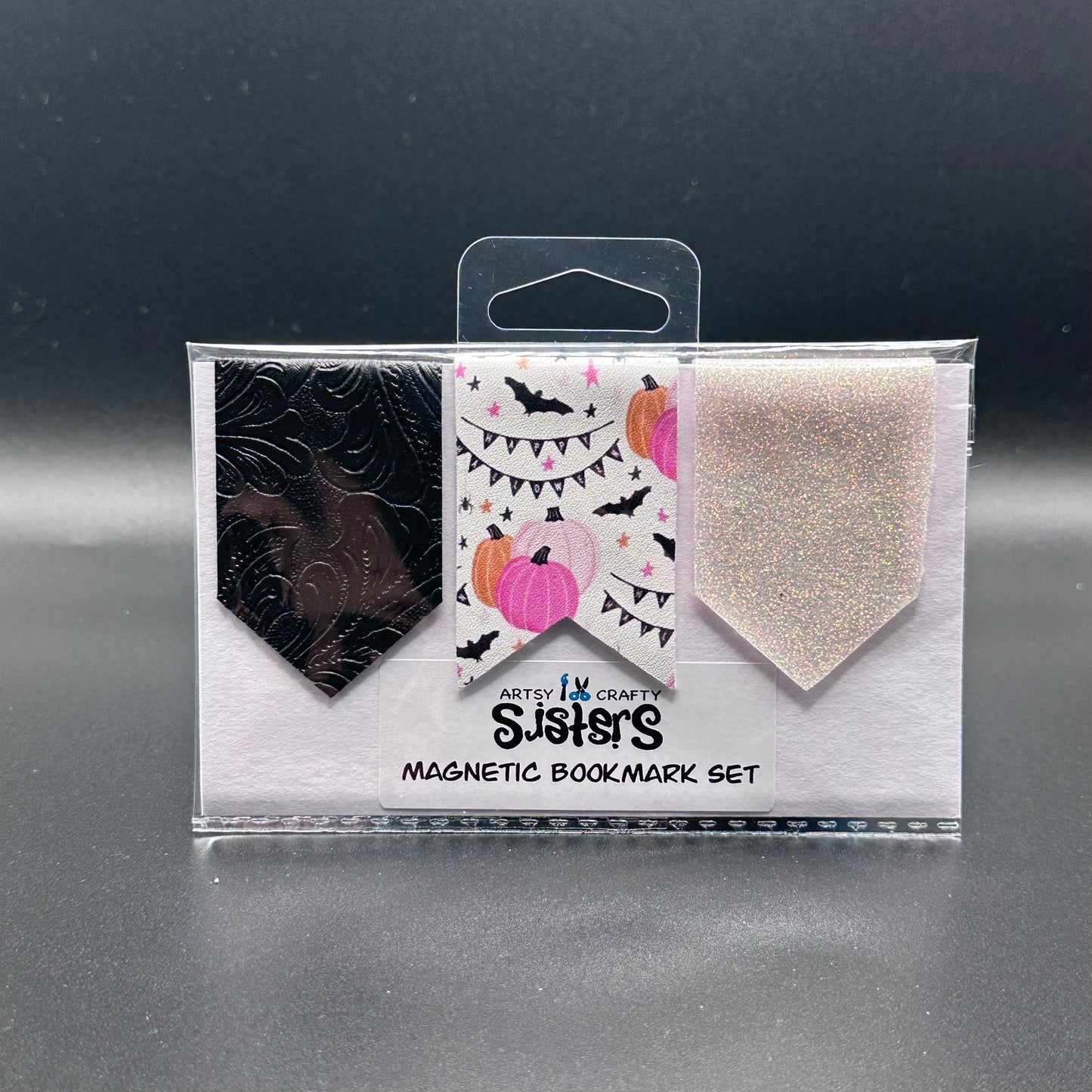 Magnetic Bookmark Sets - Spooky Patterns