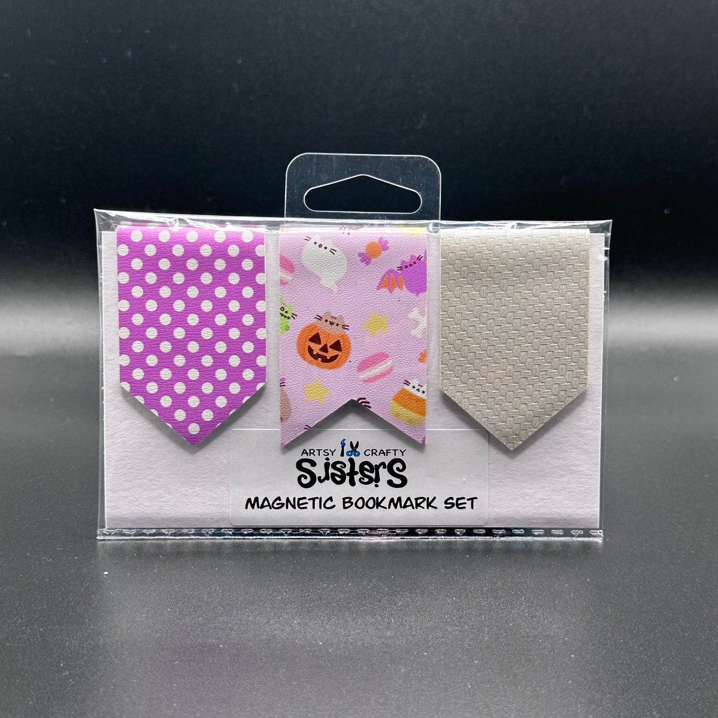 Magnetic Bookmark Sets - Spooky Patterns