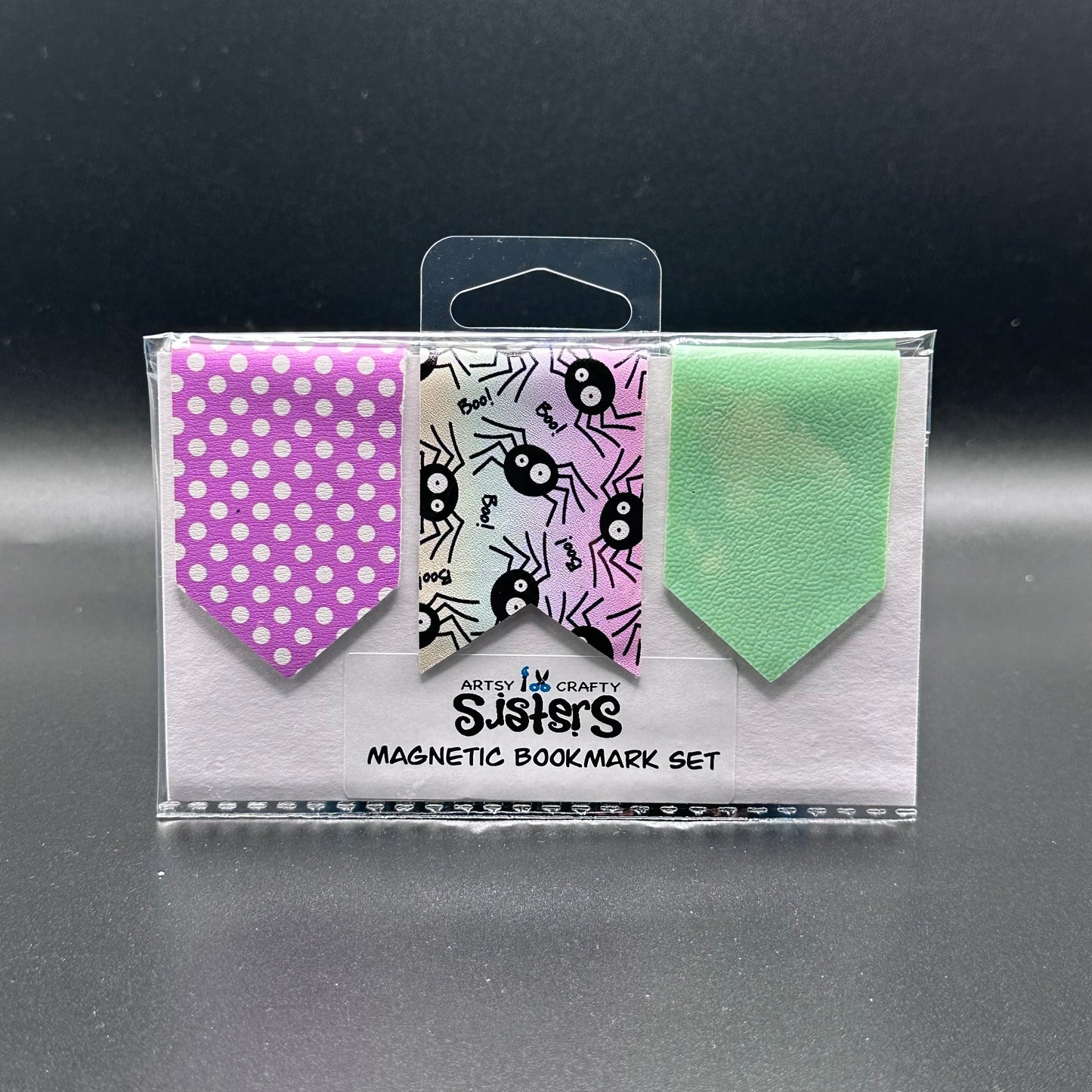 Magnetic Bookmark Sets - Spooky Patterns